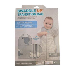 Love to Dream Swaddle UP Transition Bag Extra Warm 3.5 TOG, Gray, L, 19-24 lbs